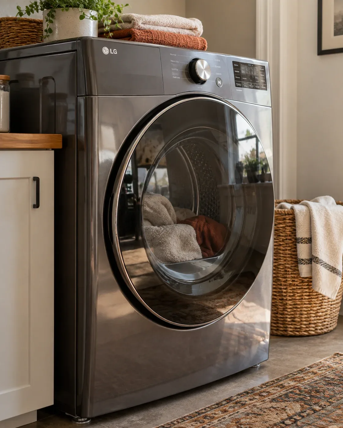 Washing machine in a Kingston home laundry area