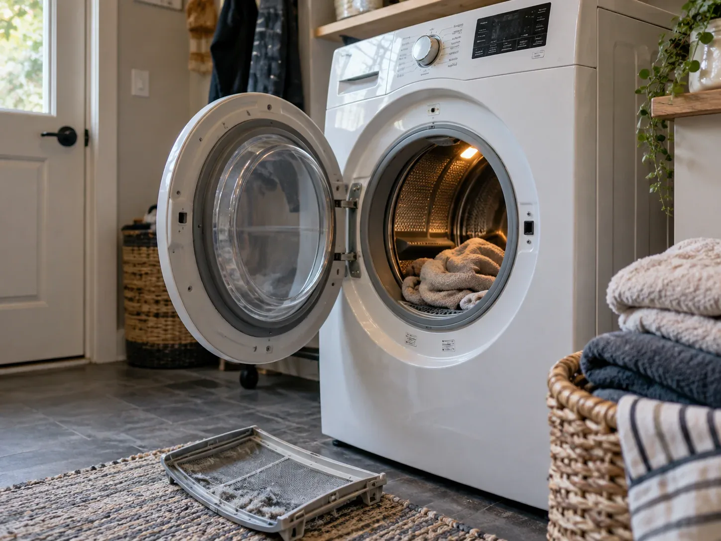 Dryer in a Kingston home laundry area
