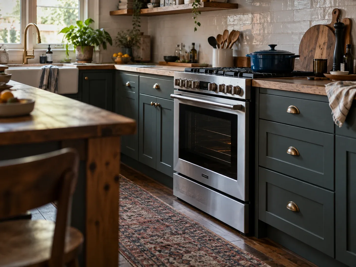 Kitchen oven in a Kingston home